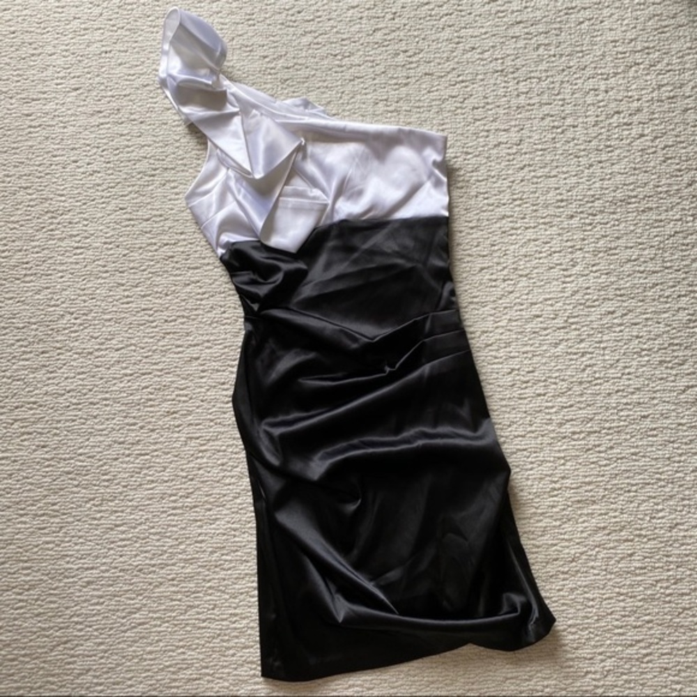 NWT - B. Darlin One Shoulder Cocktail Dress